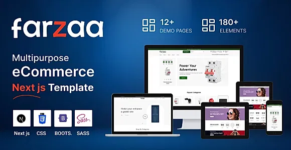 Multipurpose eCommerce Next JS Template - Farzaa