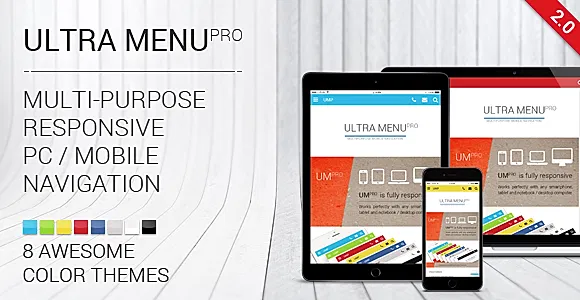 Multipurpose Responsive Navigation Menu