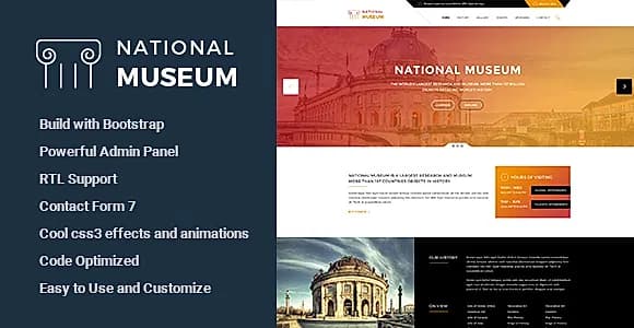 MuseumWP WordPress Theme