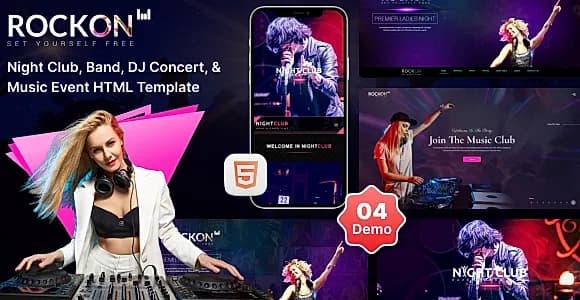 Music Club - Night Club HTML Template