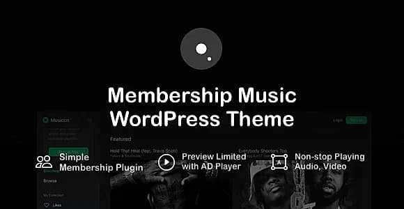 Musicon WordPress Theme