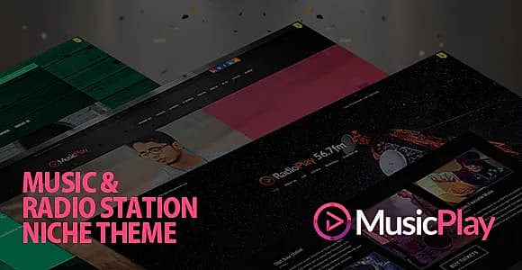 MusicPlay WordPress Theme