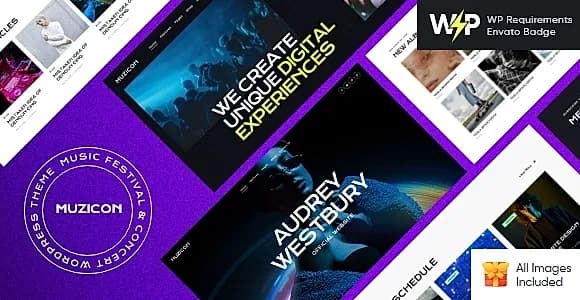 Muzicon WordPress Theme