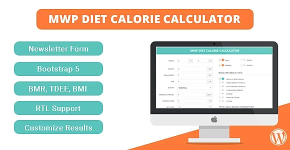 MWP Diet Calories Calculator WordPress Plugin