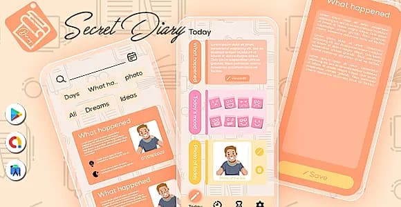 My Diary - Secret Diary with Lock Girls - Personal Diary - Daily Journal - Girl Diary