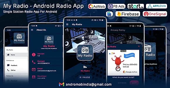 My Radio - Android Radio App (Single Station)