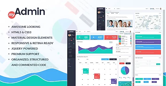 MyAdmin - Bootstrap Admin Template