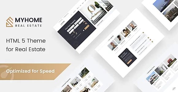 MyHome - Residential Real Estate Agency Website Design