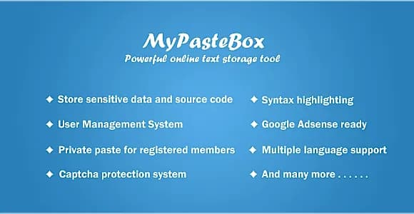 MyPasteBox - Powerful paste tool