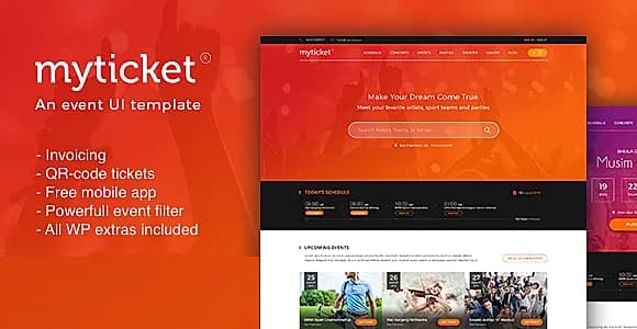 MyTicket WordPress Theme