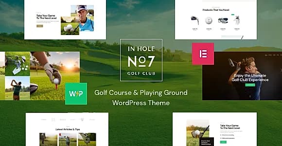 N7 Golf Club WordPress Theme