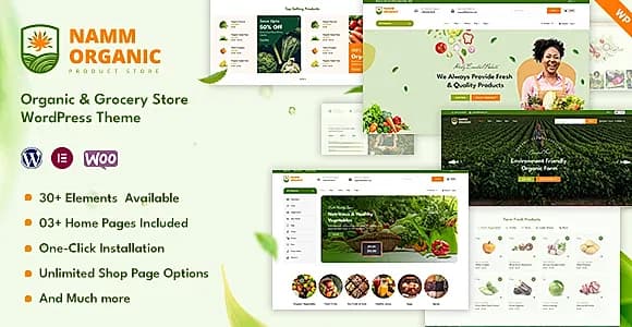 Namm Organic WordPress Theme