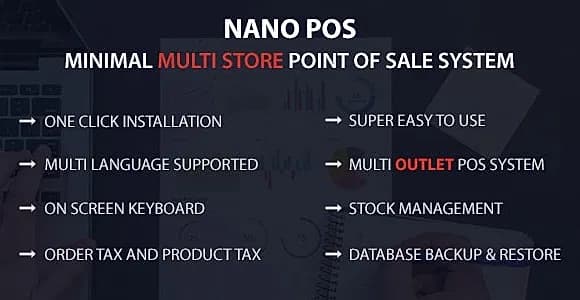 Nano POS - Minimal Multi Store Point Of Sale System