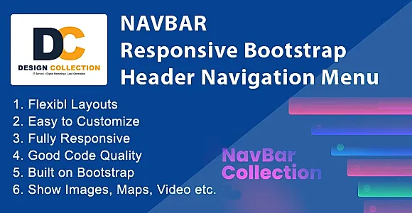 Navbar - Responsive Bootstrap Header Navigation Mega Menu
