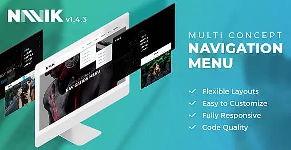 Navik - Responsive Header Navigation Menu