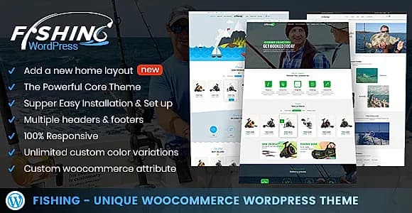 NB Fishing WordPress Theme