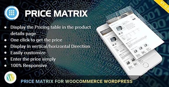NBT WooCommerce Price Matrix WordPress Plugin