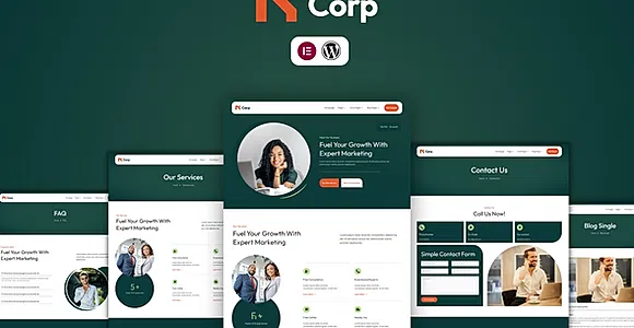 NCorp - Business Consulting Elementor Template Kit