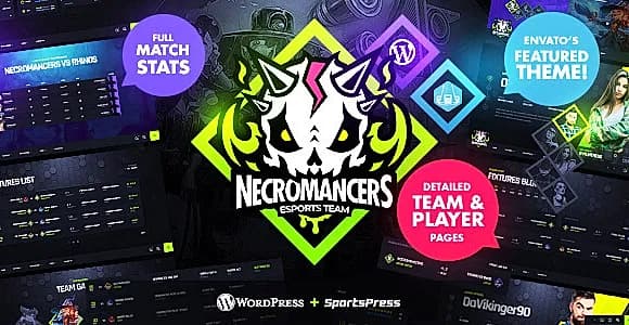 Necromancers WordPress Theme