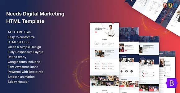 Needs - Digital Marketing HTML Template