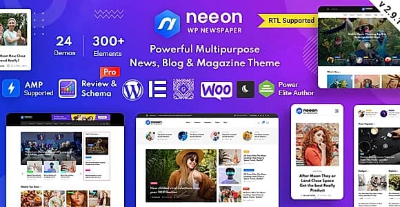 Neeon WordPress Theme