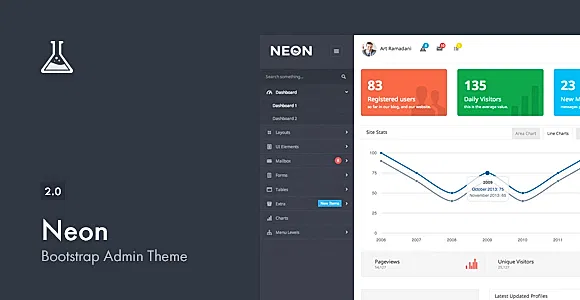 Neon - Bootstrap Admin Theme