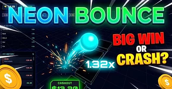 Neon Bounce HTML5 Game