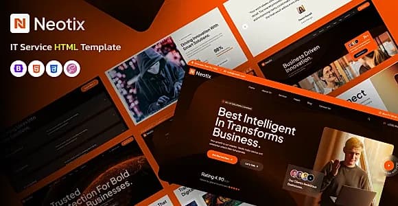 Neotix – IT Service and Technology HTML Template