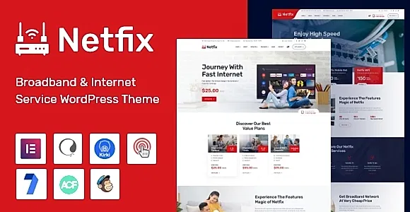 Netfix WordPress Theme