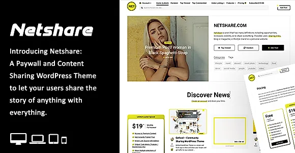 Netshare WP WordPress Theme