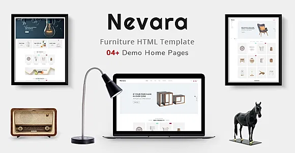 Nevara - Minimal Furniture & Interior Shop eCommerce HTML Template