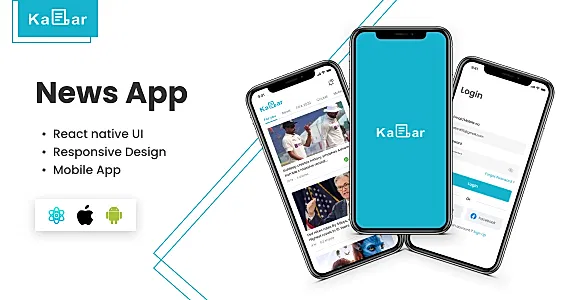 News App | React Native | Android + iOS template