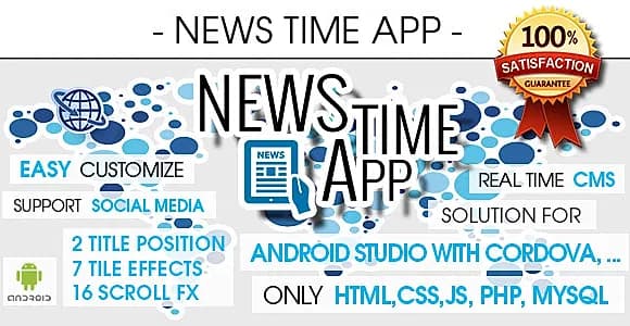 News App With CMS & Push Notifications - Android