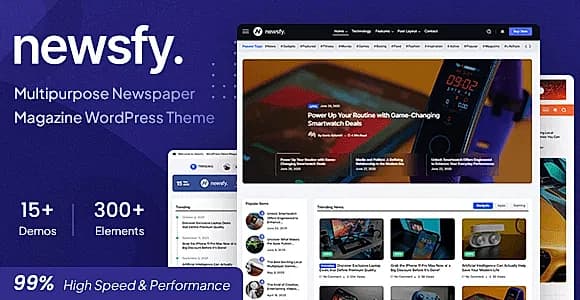 Newsfy WordPress Theme