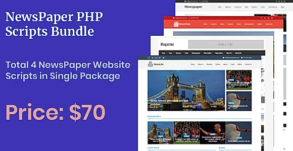 Newspaper PHP Scripts - Bundle