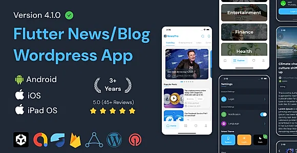 NewsPro - Blog/News/Article App For Wordpress