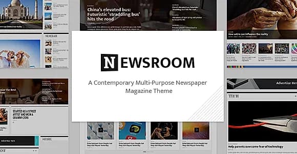 Newsroom WordPress Theme