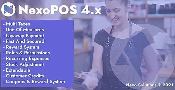 NexoPOS - POS, CRM, Accounting & Inventory