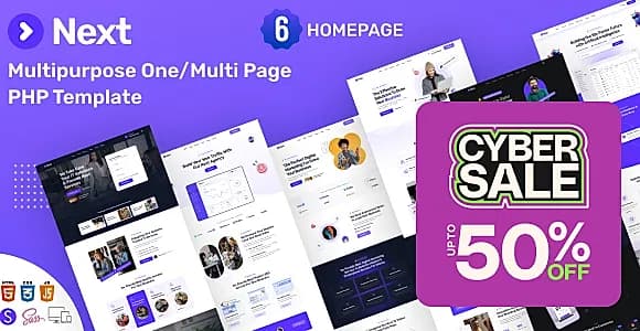 Next - Multi-Purpose PHP Template