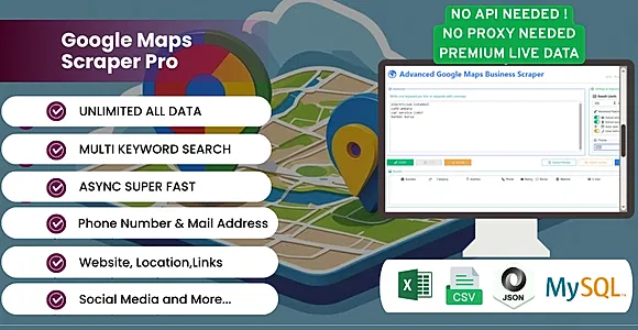 NextGen - Google Maps Data Scraper Professional