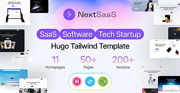 NextSaaS | SaaS, Software, Startup Hugo Template