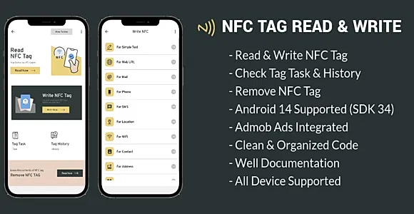 NFC Tag Reader - NFC Tools  - NFC Tag Writer & Reader - NFC Tasks