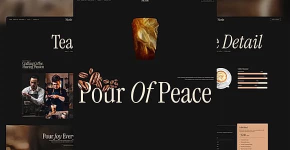 Nicetle - Modern Elegant Coffee Shop & Roastery Elementor Template Kit