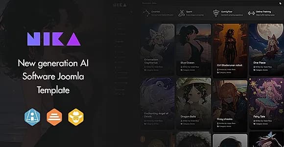 Nika - AI Software Joomla Template