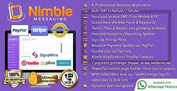Nimble Messaging Professional SMS Marketing Application For Business