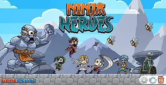 Ninja Heroes - Construct Game