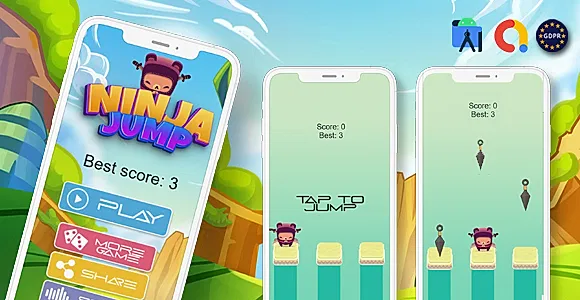 Ninja Jump ( Admob + Android Studio)