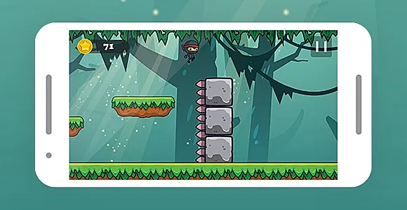 NINJA JUMP WITH ADMOB - ANDROID STUDIO & ECLIPSE FILE