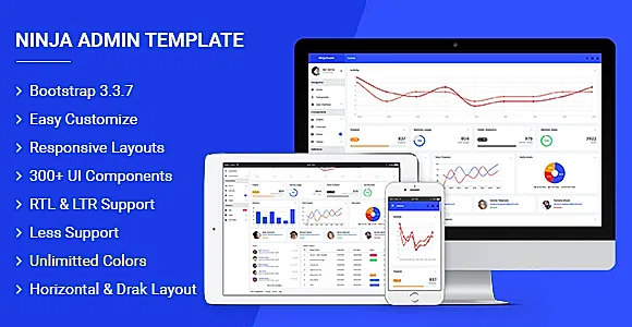 Ninja - Responsive Admin Dashboard Template
