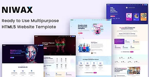 Niwax - Creative Agency & Portfolio HTML Template